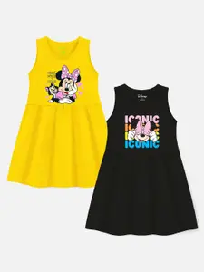 YK Disney Print A-Line Dress