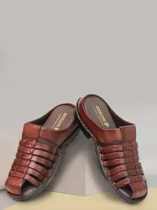 Buckaroo Men Leather Fisherman Sandals