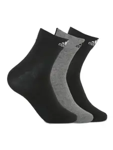 ADIDAS Men Pack Of 3 Flat Knit Ankle Socks