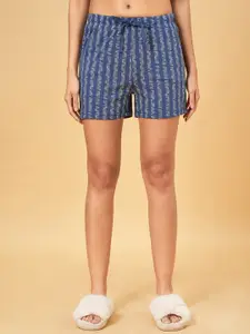 Dreamz by Pantaloons Women Striped Pure Cotton Lounge Shorts
