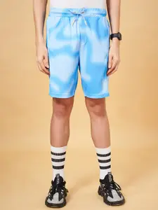 Ajile by Pantaloons Men Tie & Dyed Mid-Rise Shorts
