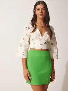 Happiness istanbul Straight Mini Skirt