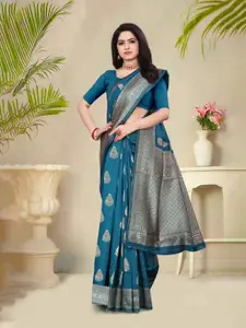 Areca Designer Ethnic Motifs Woven Design Zari Banarasi Saree