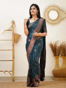 Areca Designer Ethnic Motifs Woven Design Zari Banarasi Saree
