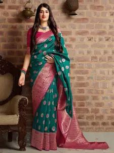 Areca Designer Ethnic Motifs Woven Design Zari Banarasi Saree