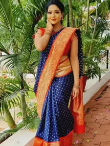 Areca Designer Ethnic Motifs Zari Banarasi Saree