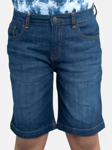 KiddoPanti Boys Washed Denim Shorts