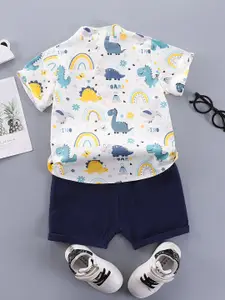 StyleCast Infant Boys Printed Shirt with Shorts