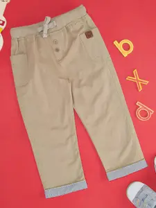 YU by Pantaloons Infant Boys Side Mid- Rise Joggers