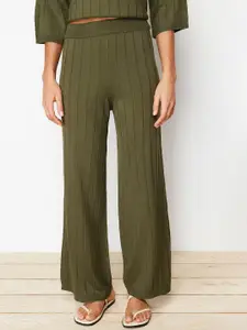 Trendyol Ribbed  Acrylic Top & Trousers Co-Ord