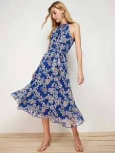 Trendyol Floral Print A-Line Maxi Dress
