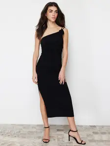 Trendyol Bodycon Solid  Midi Dress