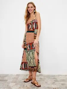 Trendyol Women Printed Midi Dress