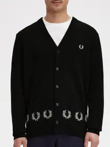 Fred Perry Ribbed Cardigan Sweater