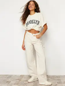 Trendyol Women No Fade Clean Look Pure Cotton Jeans