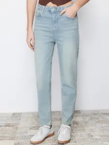 Trendyol Women Low Distress Light Fade Jeans