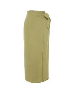 Trendyol Pencil Wrap Midi Skirt
