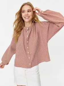 Trendyol Women Opaque Striped Casual Shirt