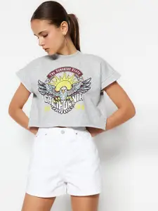 Trendyol Women Mid Rise Pure Cotton Shorts