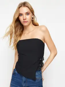 Trendyol Strapless Tube Crop Top