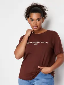 Trendyol Typography Cotton T-shirt