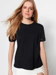 Trendyol Round Neck Cotton T-shirt