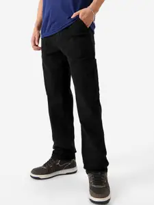 The Souled Store Men Straight Fit Low Distress Stretchable Jeans