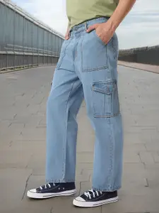 Urbano Fashion Men Loose Fit Non-Stretchable Cargo Jeans