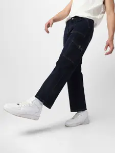 Urbano Fashion Men Loose Fit Non-Stretchable Cargo Jeans