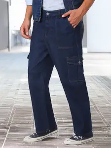 Urbano Fashion Men Loose Fit Non-Stretchable Cargo Jeans