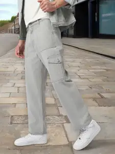 Urbano Fashion Men Loose Fit Non-Stretchable Cargo Jeans