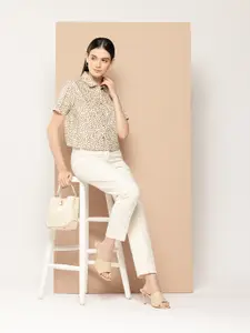 her by invictus Cotton Printed Casual Shirt