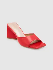 Sole To Soul Open Toe Block Heels