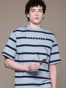 The Roadster Lifestyle Co. Striped Relaxed Fit T-shirt