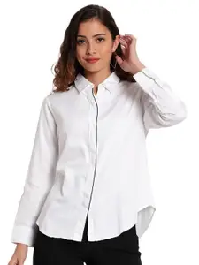 Indietoga Women Classic Slim Fit Opaque Formal Shirt