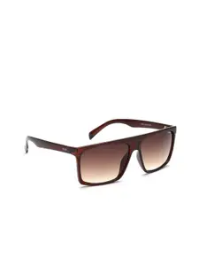 IRUS by IDEE Men Square Sunglasses with UV Protected Lens IRS1058C2SG
