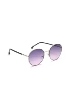 IRUS by IDEE Women Round Sunglasses with UV Protected Lens IRS1114C3SG