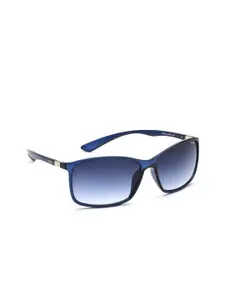 IRUS by IDEE Men Rectangle Sunglasses with UV Protected Lens IRS1059C3SG