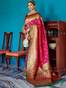 LeeliPeeri Designer Ethnic Motifs Zari Silk Blend Saree