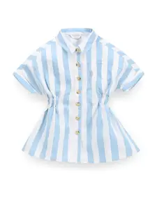 U.S. Polo Assn. Kids Striped Shirt Dress