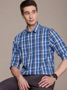 Nautica Slim Fit Checked Casual Shirt