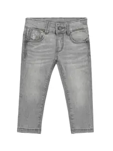 U.S. Polo Assn. Kids Boys Classic Slim Fit Heavy Fade Stretchable Jeans