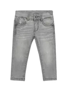 U.S. Polo Assn. Kids Boys Classic Slim Fit Heavy Fade Stretchable Jeans