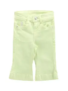 U.S. Polo Assn. Kids Girls Classic Bootcut Twill Clean Look Stretchable Jeans