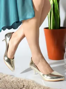 Carlton London Textured Party Kitten Pumps