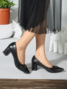 Carlton London Embellished Block Heeled Pumps