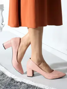 Carlton London Women Pumps Pointed Toe Block Heels