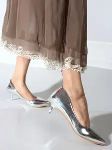 Carlton London Pointed Toe Kitten Heeled Pumps