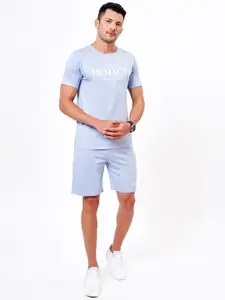 ZU Printed Pure Cotton Tshirt With Shorts Co-Ords