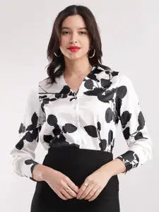 FableStreet Women Floral Opaque Printed Formal Shirt